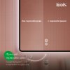 Зеркало с подсветкой и термообогревом, 60 см, Cloud X, ID CLX60T0i98,