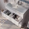 Тумба с умывальником, напольная "IDDIS Zodiac 80" цвет белый арт.ZOD8CBFi95K+ум-к 3508000i28