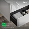 Тумба с умывальником, подвесная, 80 см, белый, Oxford Neo, ID OXN80W0i95K,