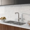 Смеситель для кухни с фильтром и выдвижным изливом, сатин, Pure, ID PURBNPFi05N,