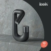 Смеситель тюльпан c управлением Push Control IDDIS "Twist" черный матовый TWIBLBTi01