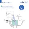 смеситель для умывальника, глянцевый хром, Maks, MI MAKSB00M01,