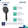 Лейка для душа, черная матовая, 3F, Ideal Spa, MI ILS3FBRM18,