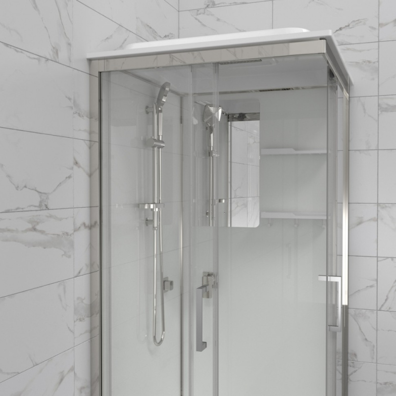 Кабина душевая "Triton Рич-Хром М4 90*90A 4 места