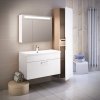 Зеркальный шкаф "IDDIS New Mirro 80" двухдверный, цвет белый арт.NMIR802i99
