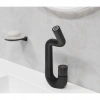 Смеситель тюльпан c управлением Push Control IDDIS "Twist" черный матовый TWIBLBTi01