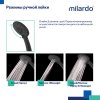Смеситель для ванны, черный матовый, Rora, MI RORBL00M02,