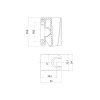 Держатель для лейки, глянцевый хром, Optima Home, ID 090CP4Fi53,