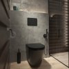 Клавиша смыва, универсальная "IDDIS Unisteel" арт.UNS01MBi77 черный