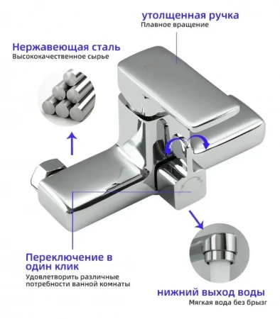 Смеситель ванны "FRAP" F2260