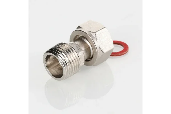 Полусгон прямой VALTEC с накидной гайкой, 1/2"x1/2" (VTr.613.N.0404)