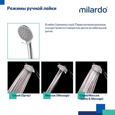 Смеситель для ванны, Stripe, MI STRSB02M02,