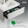 Тумба с умывальником, подвесная, 80 см, белый, Oxford Neo, ID OXN80W0i95K,