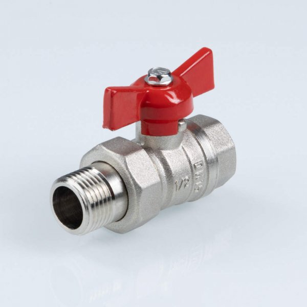 Кран шаровой VALTEC СТАНДАРТ ГОСТ, с полусгоном 1", вн.-нар. (PN40) (VT.127.N.06), Россия