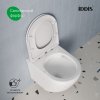 Комплект 3в1: подвесной унитаз, инсталляция и клавиша смыва белая, Basic, ID BASBQ03i73,