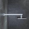 Кронштейн для верхнего душа в стену, квадратный, хром, Optima Home, ID OPH40CSi61,